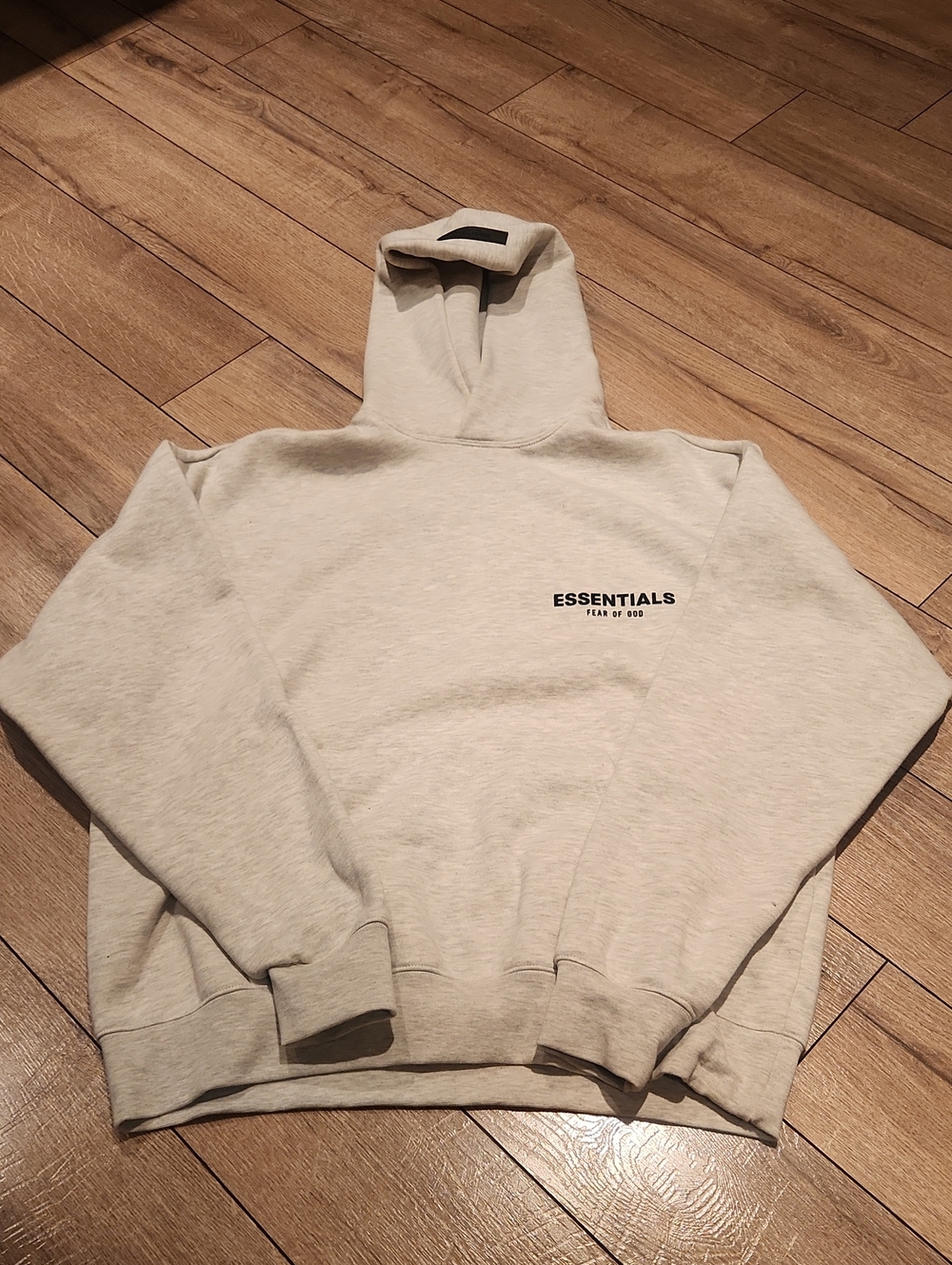 Fear of God Essentials Cream Pullover Hoodie